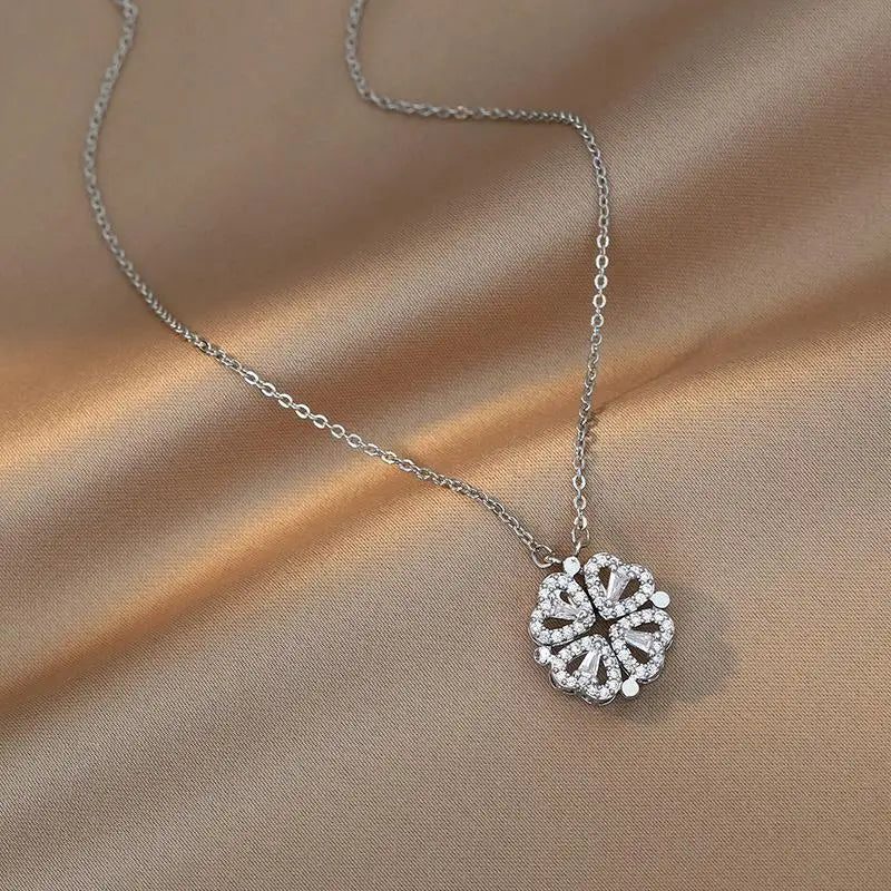 Aureile Clover Classics Diamond Foldable Necklace